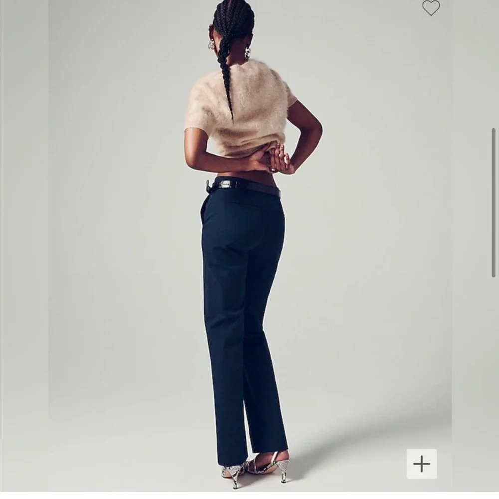 J. Crew Black Straight Leg Pants - Picture 2 of 7